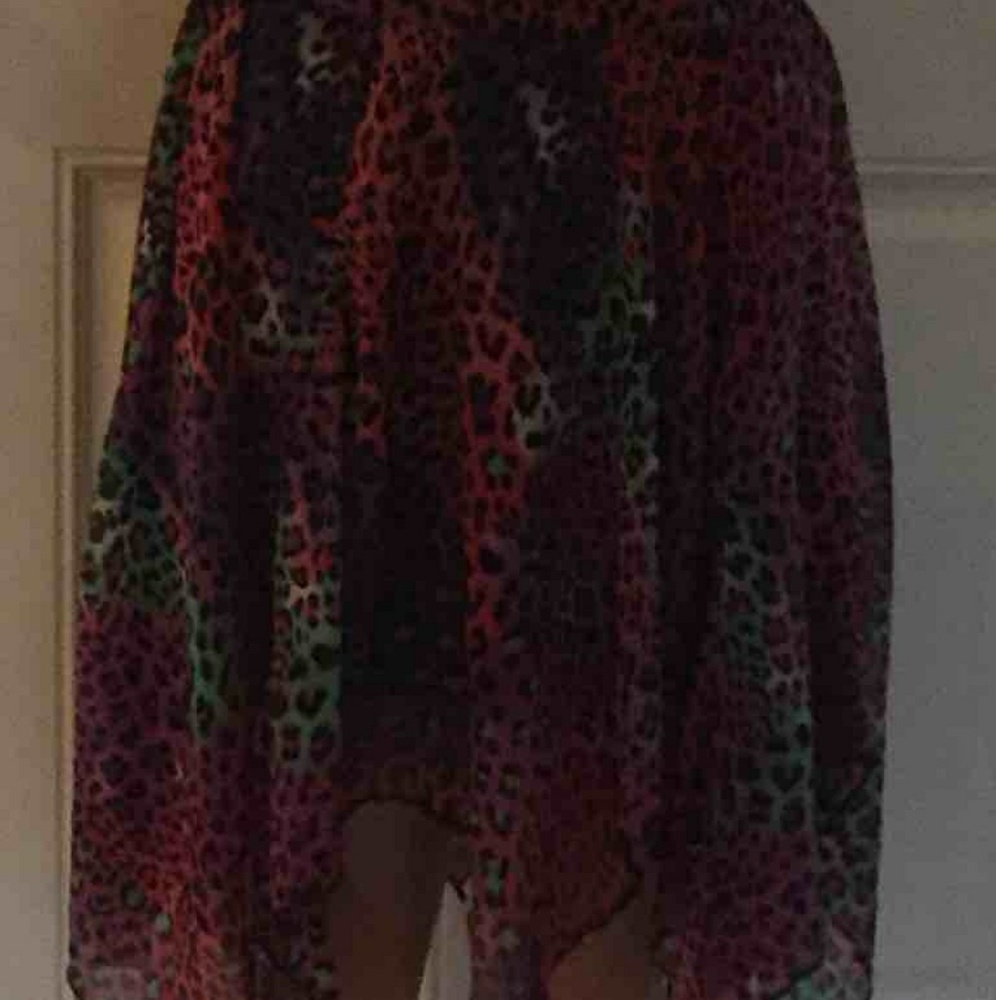 Disney's Descendants Colorful Leopard Print Skirt